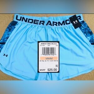 NEW..WOMEN 2X PLUS SIZE UNDER ARMOUR PLAY UP PRINT INSET SHORTS..